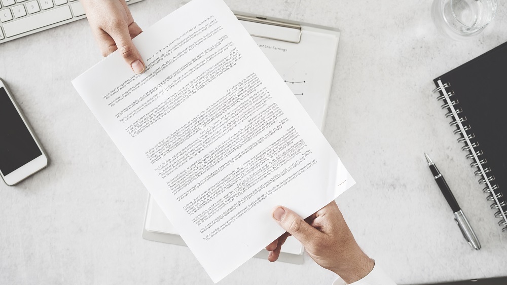 paper of document